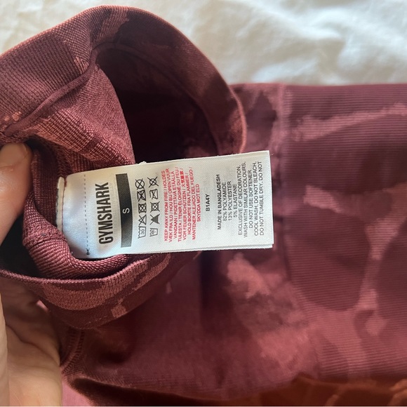 GYMSHARK adapt camo seamless SET bra and shorts size small in both - Picture 3 of 7